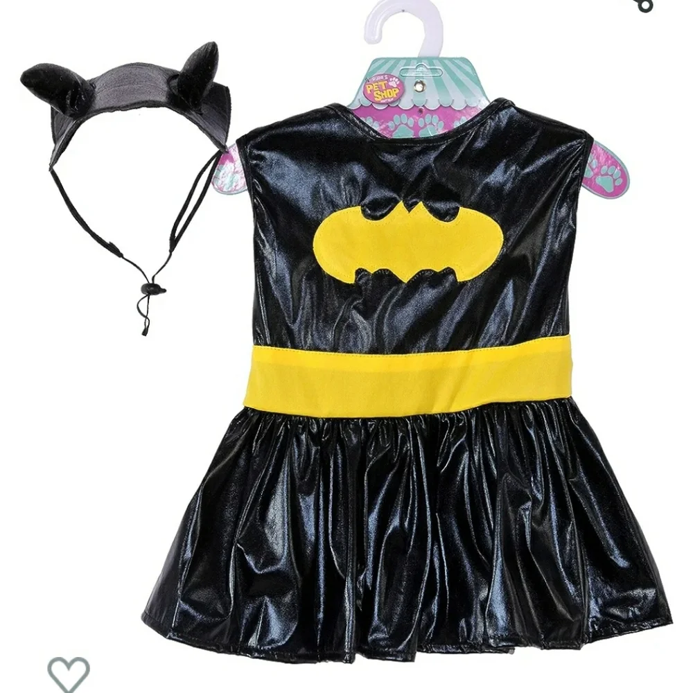 NWT Rubie's DC Heroes and Villains Collection Pet Costume - Batgirl